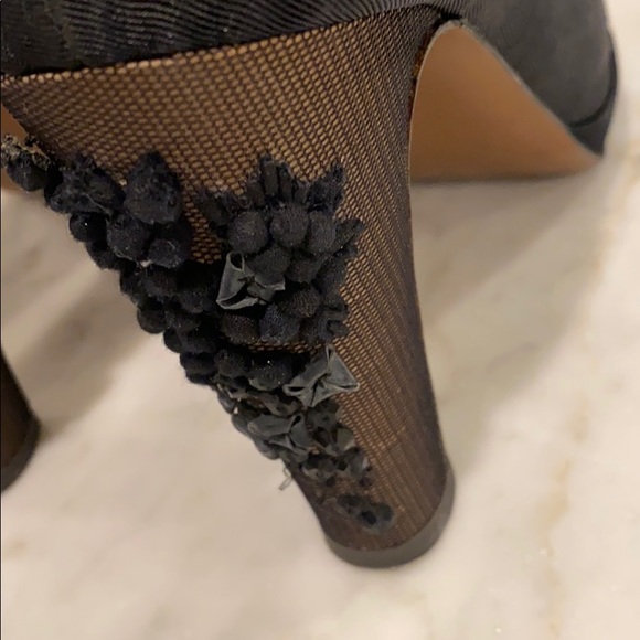 Marni black platform evening heels Sz 37 designer - Picture 7 of 8